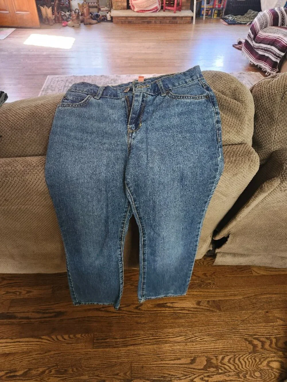 Boys bootleg jeans.